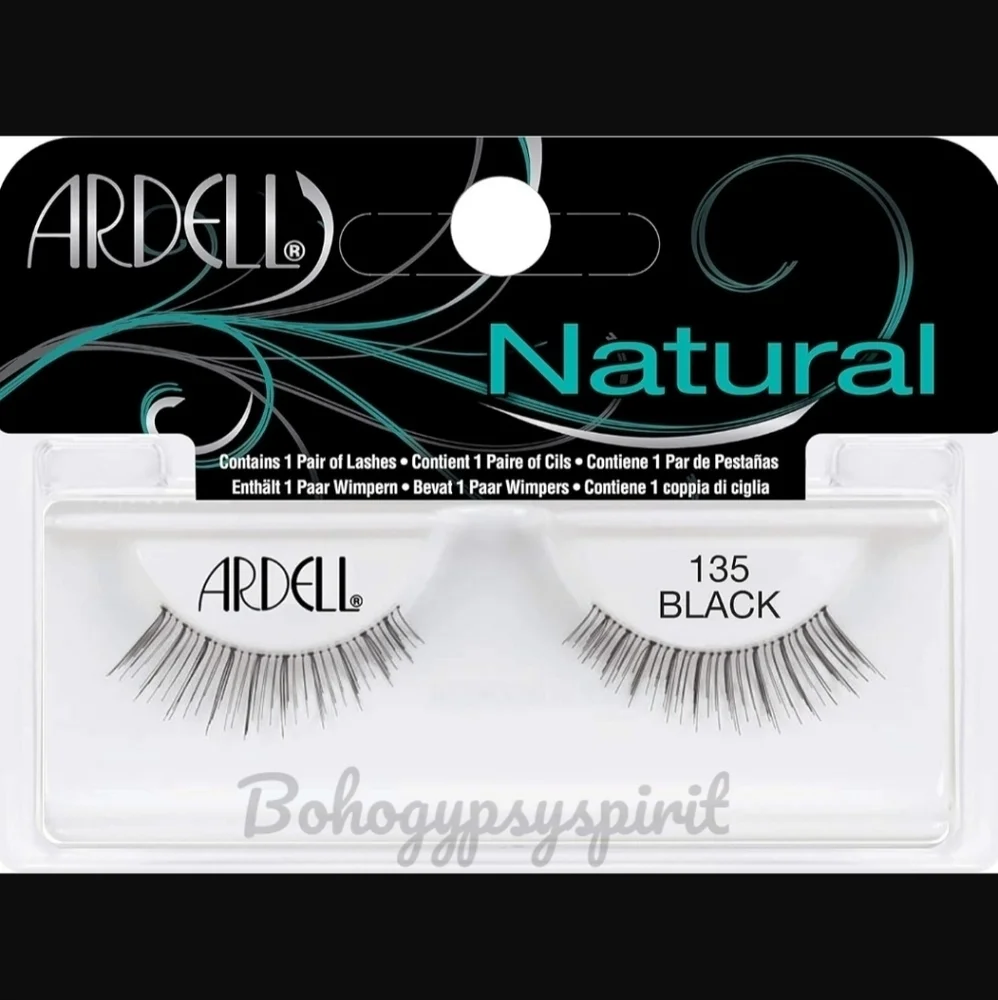 4 Pairs - Ardell Professional Natural Lashes Bundle, Black 135